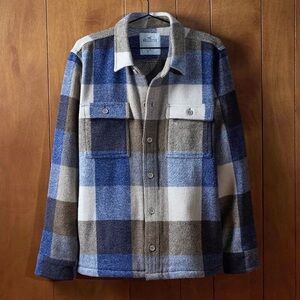 Hollister Men's Multicolor Shirt Jacket (Shacket)